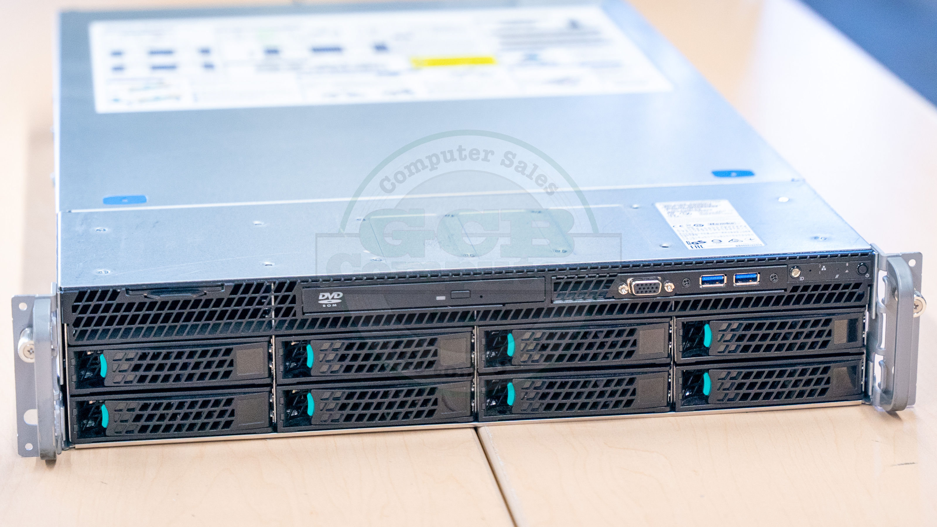 Intel 2U Rackmount Storage Server 8x HDD Bays, 32GB RAM, 16x CPU Cores ...
